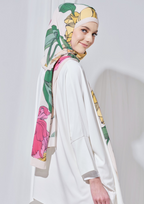 Sample (Pleated Shawl) Bloom Journey Wide Pleats Scarf In Never Apart