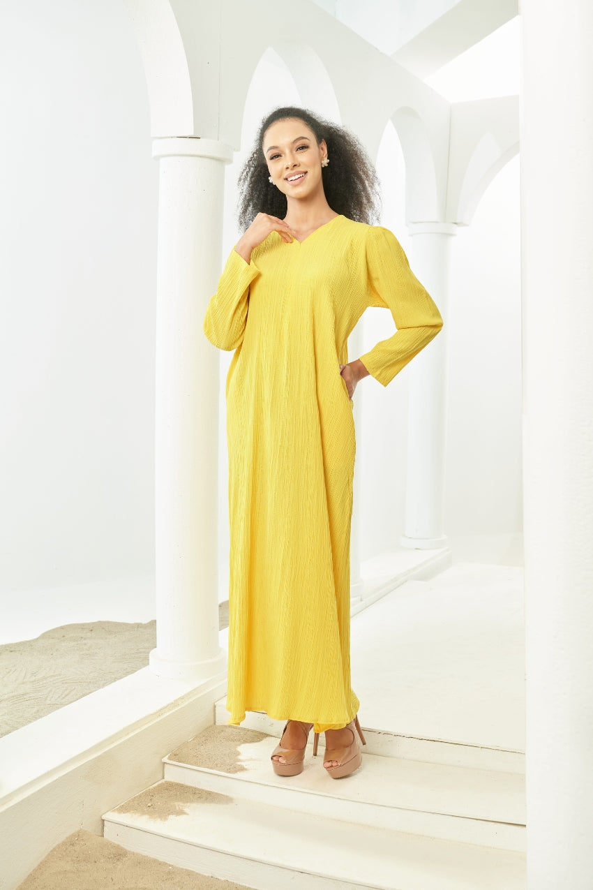 [ Ironless ] TheSugarEdit Bea Dress - Sunshine