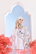 YES ( Full Wide Pleats Shawl ) Garden of Hurrem Bloom in ( BELKIS )