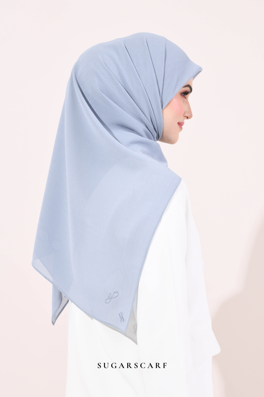 YES DEFECT - Mindy Paris Chiffon Scarf in TOGETHER
