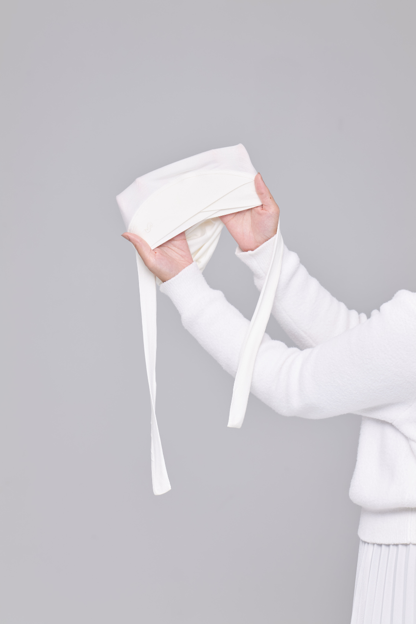 ( Signature Criss Cross) BambooViscose Ultimate Comfort Underscarf Inner In (Bridal White)