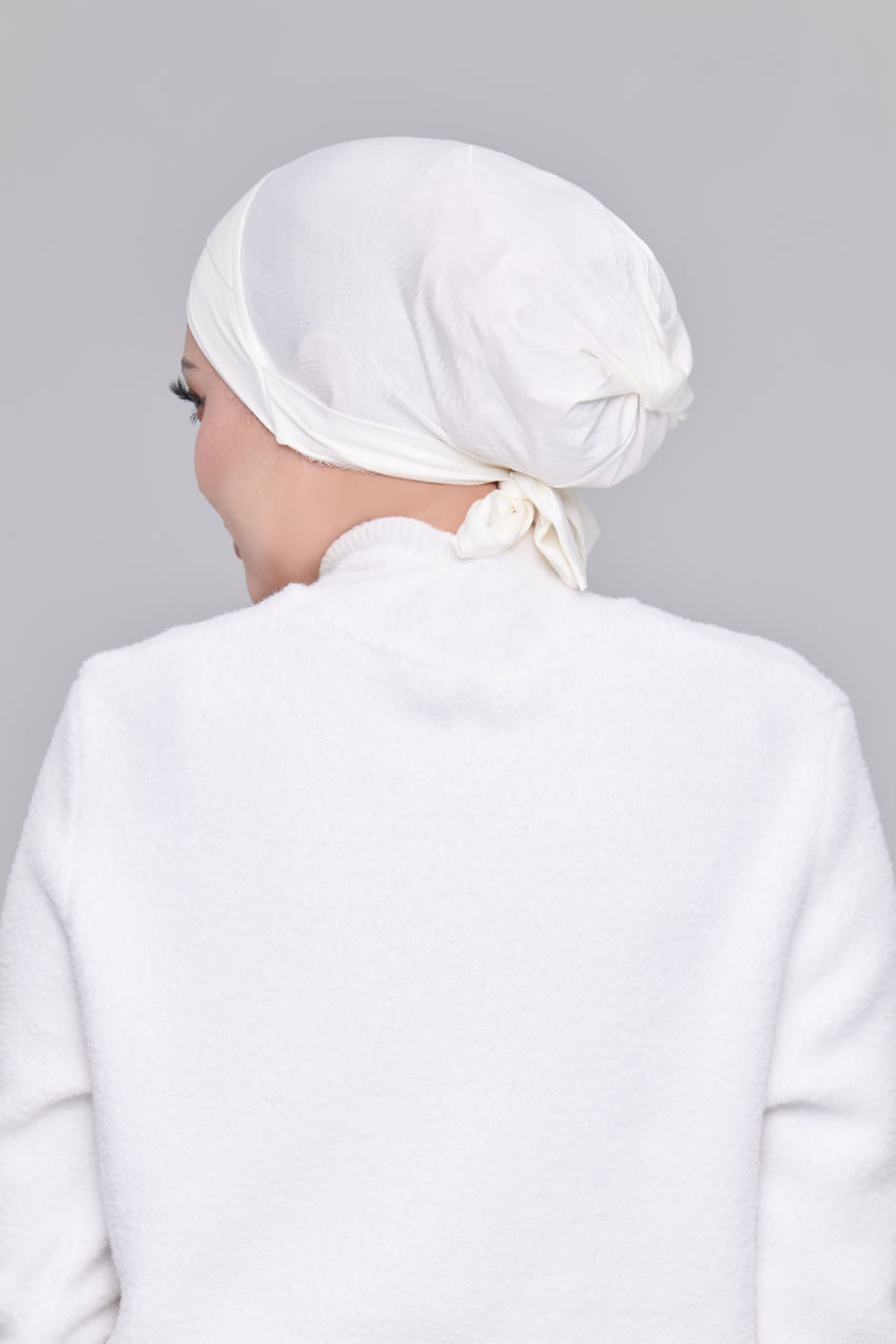 ( Signature Criss Cross) Ultimate Comfort Underscarf Inner In (Bridal White)