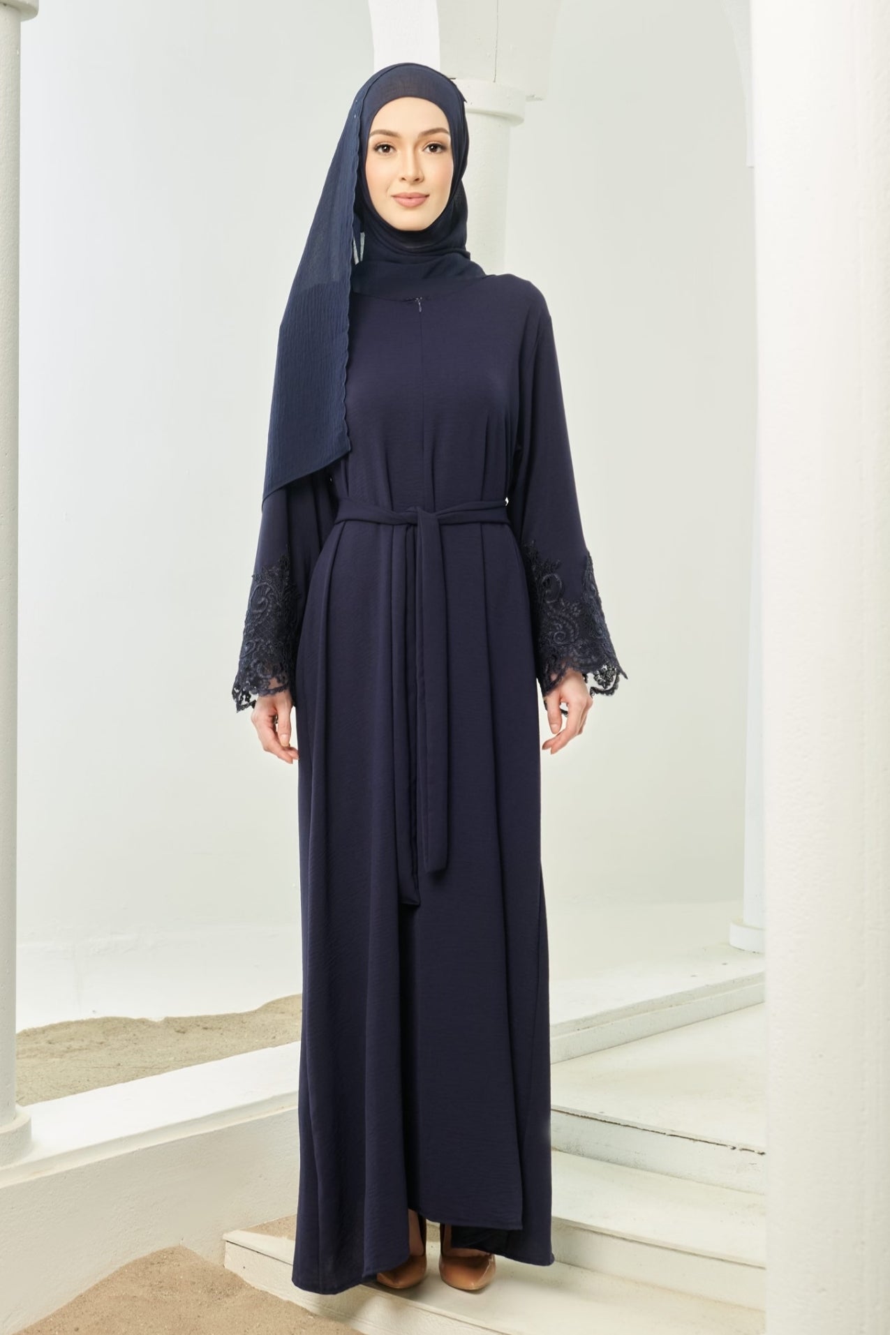 Layla Abaya [ Dark Blue ]