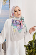 (SAMPLE) ( Full Pleats ) RIANG RiangRaya Shawl ( MAKMUR )