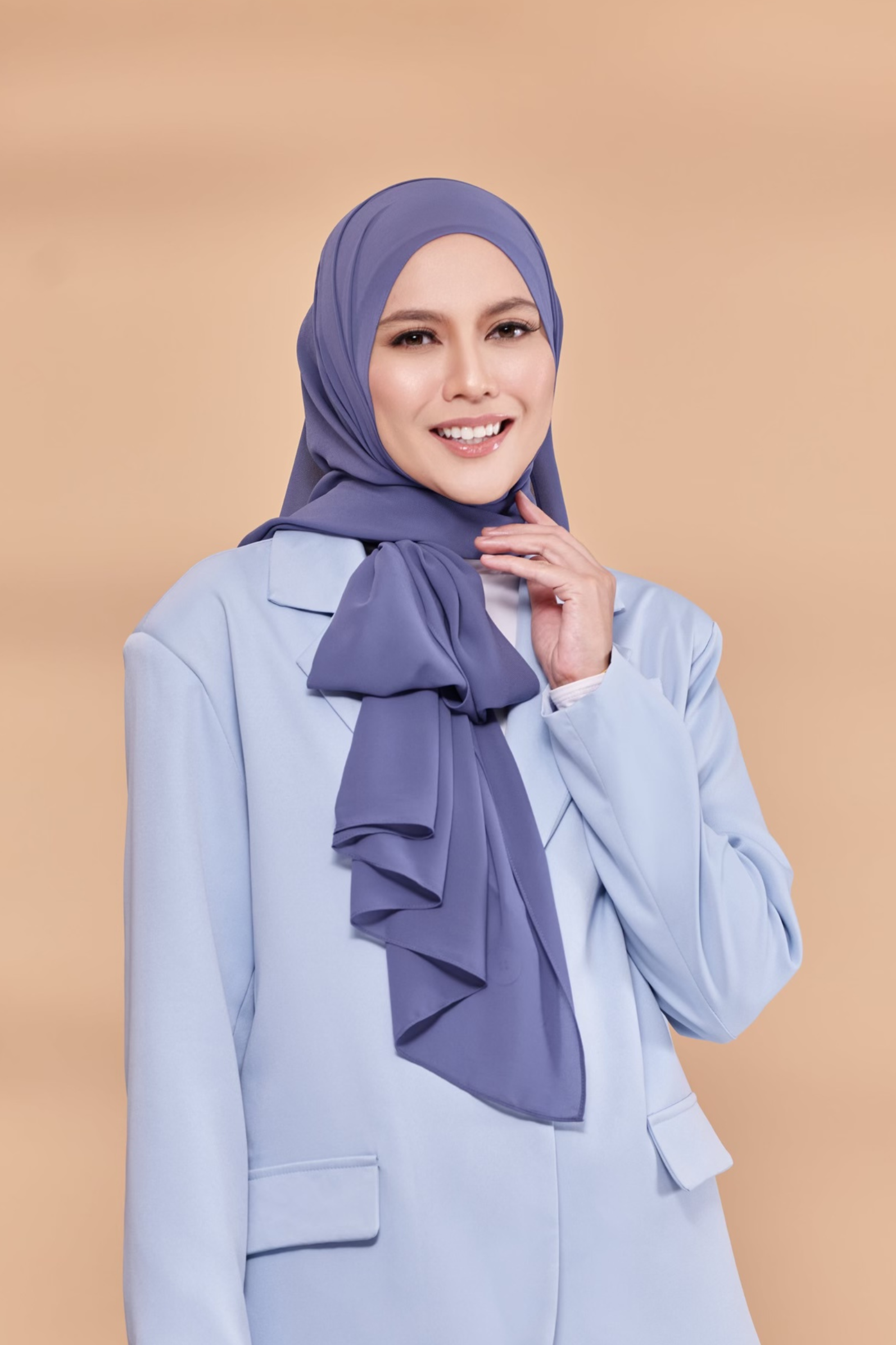 Emily Lux Chiffon  ( First Class - Beta-blue )