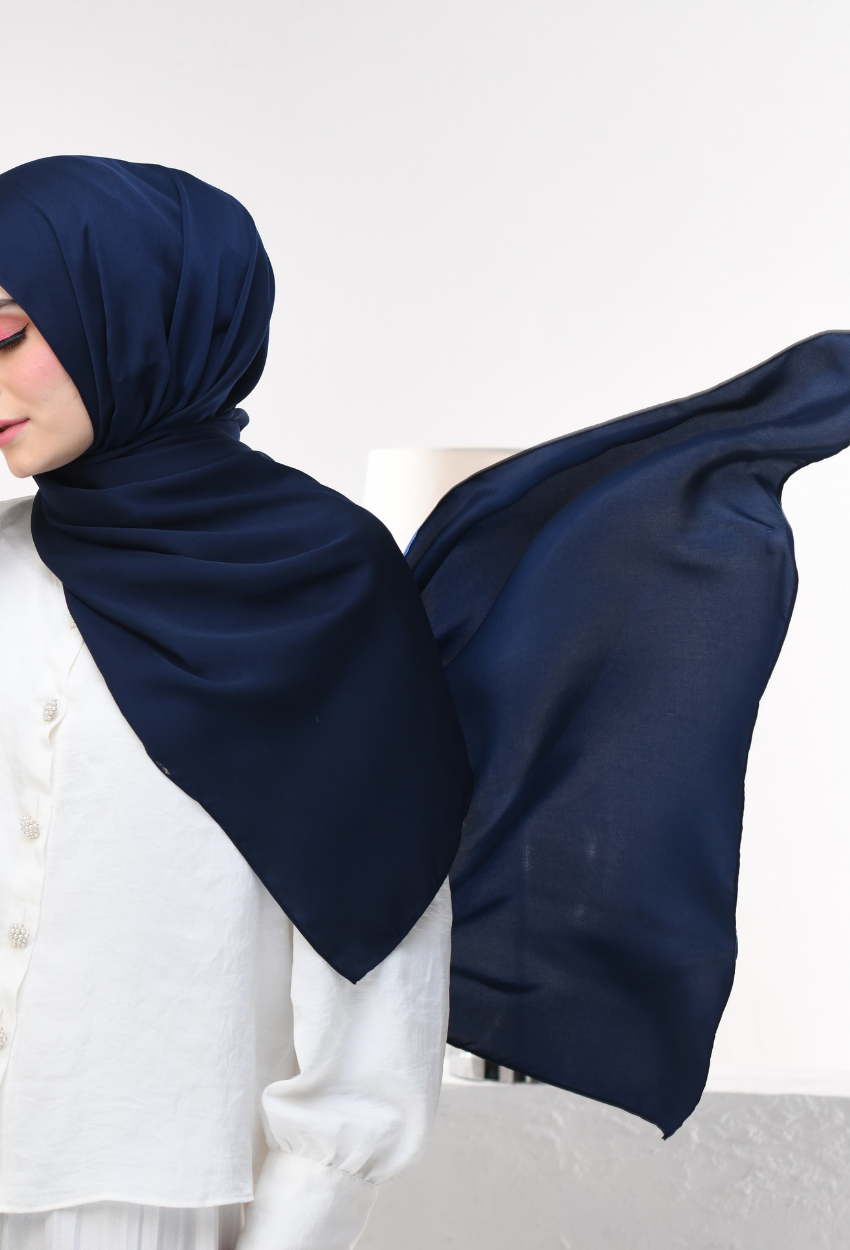 YES DEFECT - YOUR NEW MATE Smooth Satin Silk - Denim