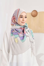 (SAMPLE) ( Full Pleats ) RIANG RiangRaya Shawl ( MAKMUR )