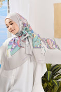 (SAMPLE) ( Full Pleats ) RIANG RiangRaya Shawl ( MAKMUR )