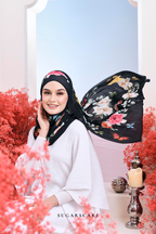 (SAMPLE) ( Full Wide Pleats Shawl ) Garden of Hurrem Bloom in ( ELMARA )