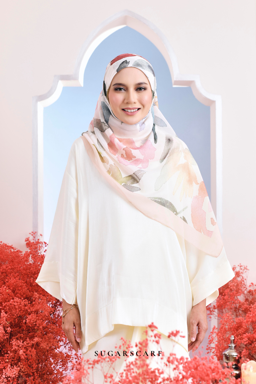 YES ( Japanese Voile Vol2 Square Scarf ) Riang Raya in ( INDAH )