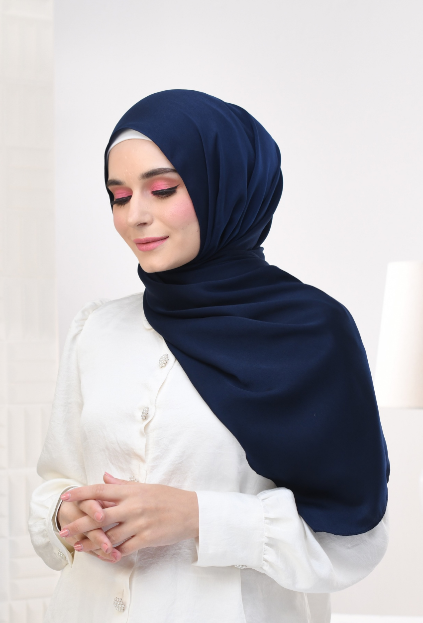 YES DEFECT - YOUR NEW MATE Smooth Satin Silk - Denim