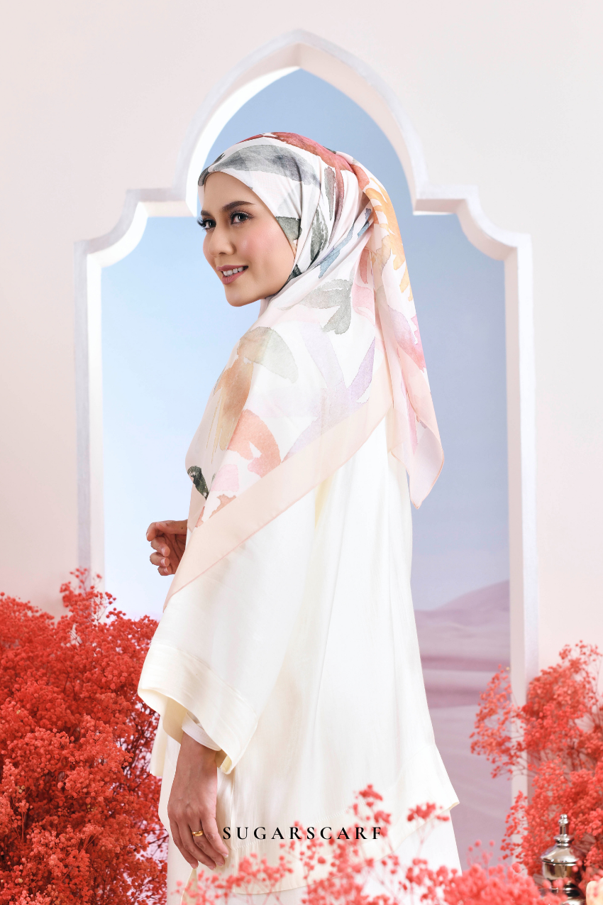 YES ( Japanese Voile Vol2 Square Scarf ) Riang Raya in ( INDAH )