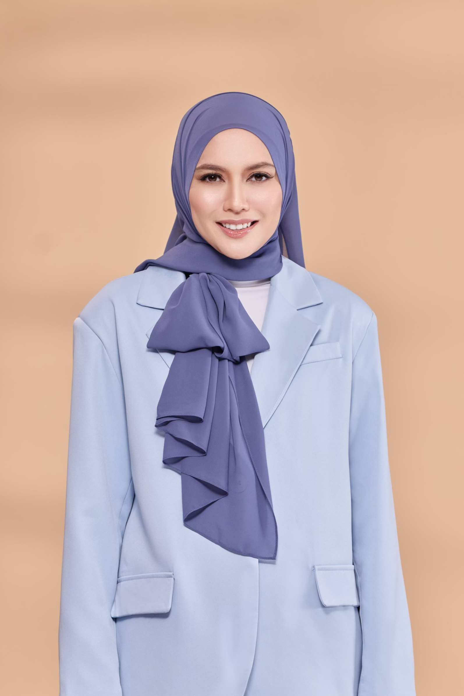 Emily Lux Chiffon  ( First Class - Beta-blue )
