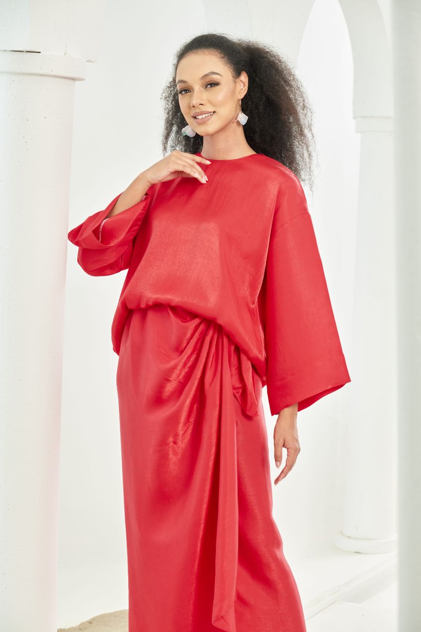 TheSugarEdit Olivia Pareo Set ( Red )