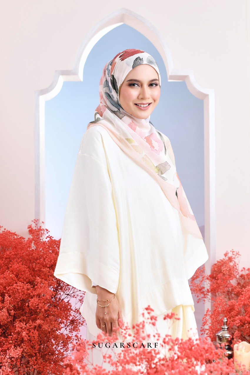 YES ( Japanese Voile Vol2 Square Scarf ) Riang Raya in ( INDAH )