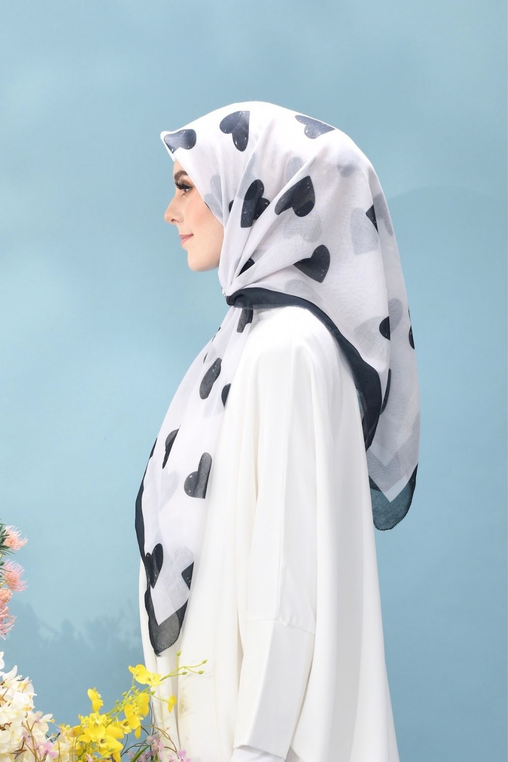 YES DEFECT - SQ Cotton Voile In Heart&Roll