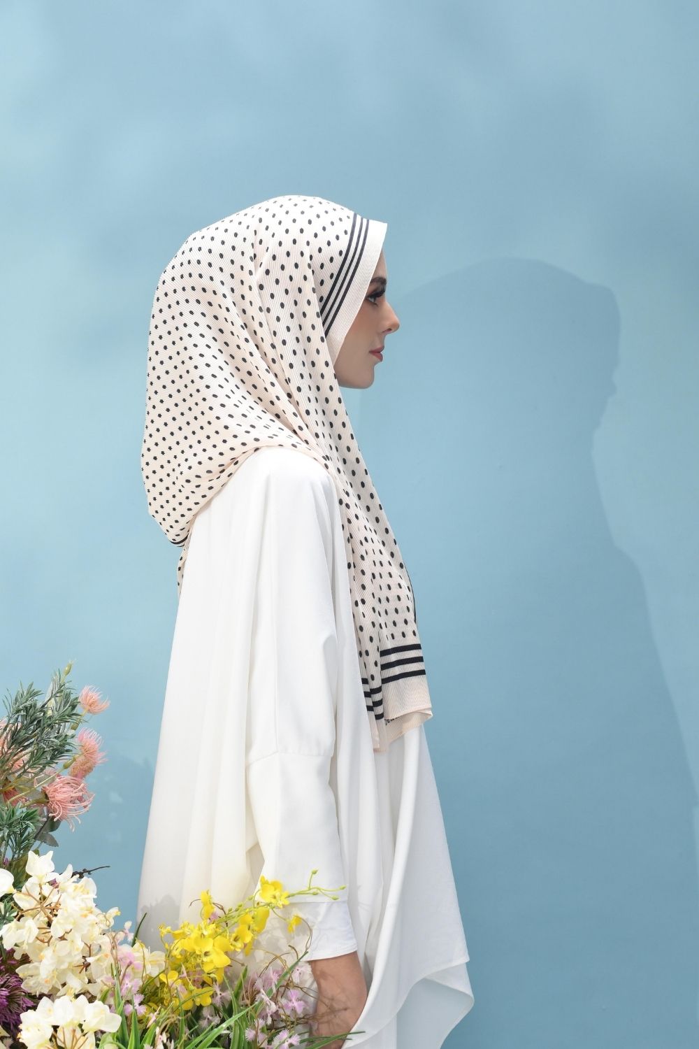 (SAMPLE) Classy Pleated Scarf in Kelly Taylor