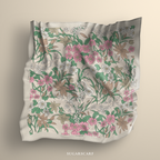YES ( Square ) Wild Blooms Mixed Satin Silk - Diana