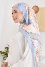 YES LIMITED EDITION ( Long Scarf ) RONA Shawl Mixed Satin Silk  ( Kak Cik )