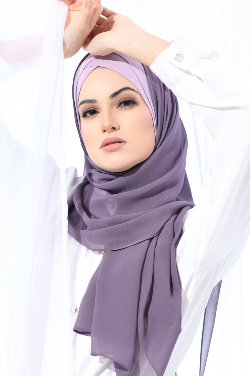 Madison Classic Lux Chiffon Semi Instant In Twilight ( Grape )