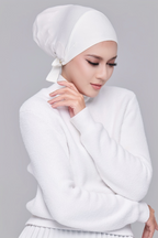 (Classic) BambooViscose Ultimate Comfort Underscarf Inner In (Bridal White)
