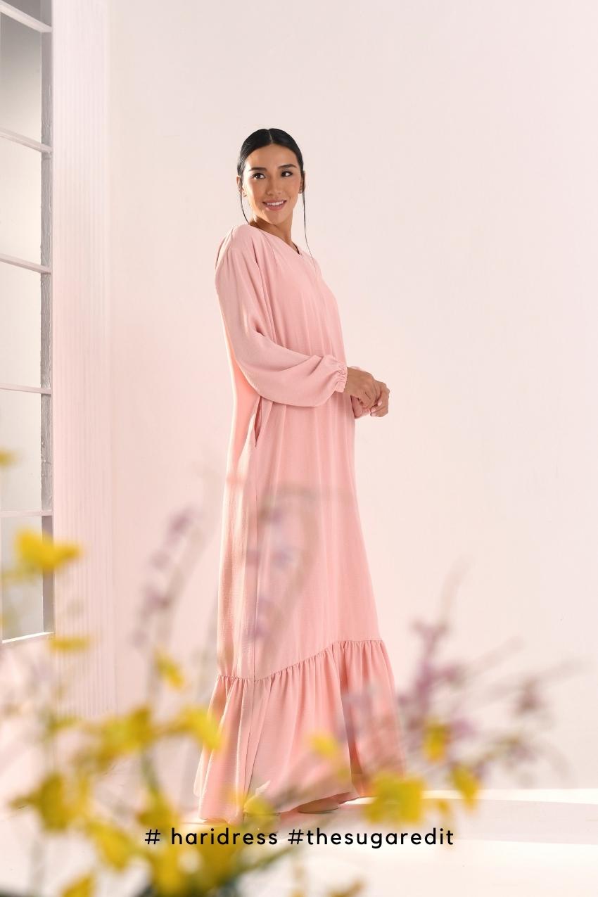 Ha-Ri Dress in Sweetest Pink