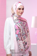 YES DEFECT - Close To Heart Mixed Satin Silk LONG SHAWL Edition