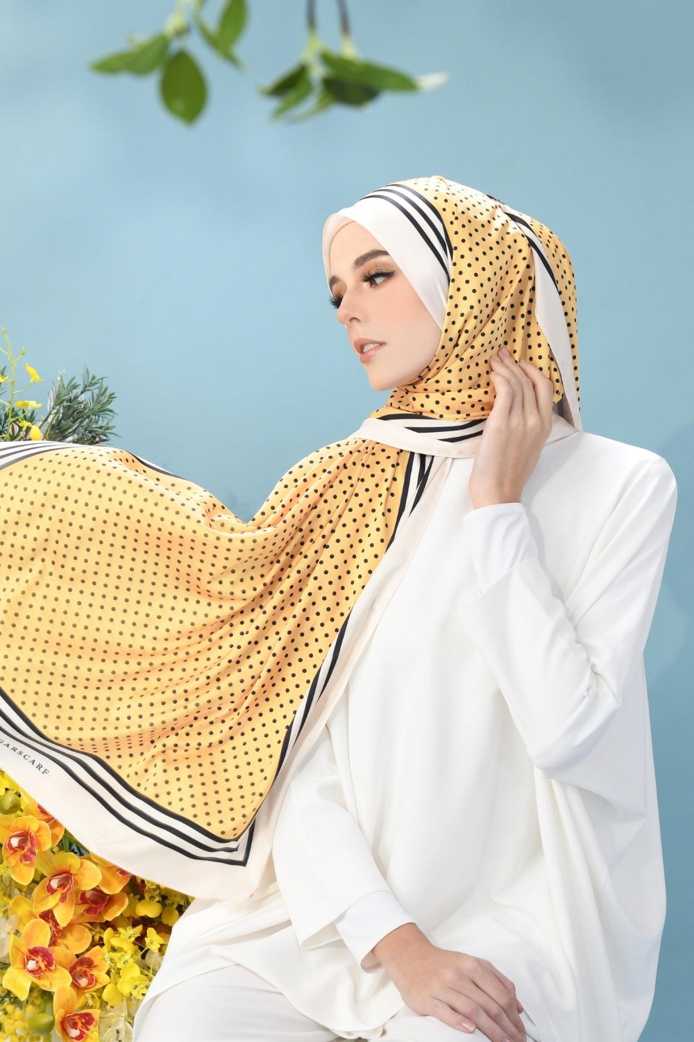 YES DEFECT - Classy ( Long Shawl Mixed Satin Silk) In Fran Fine