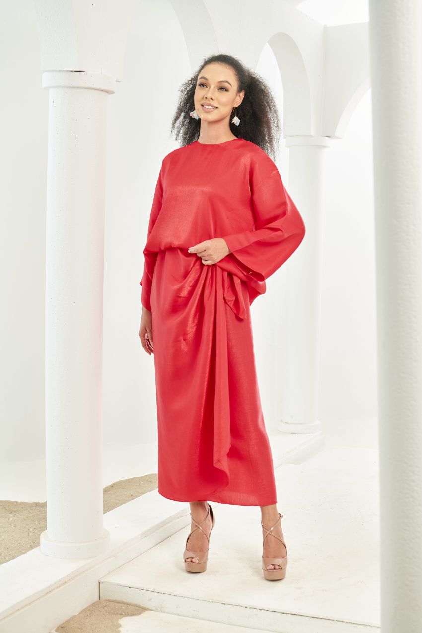 TheSugarEdit Olivia Pareo Set ( Red )