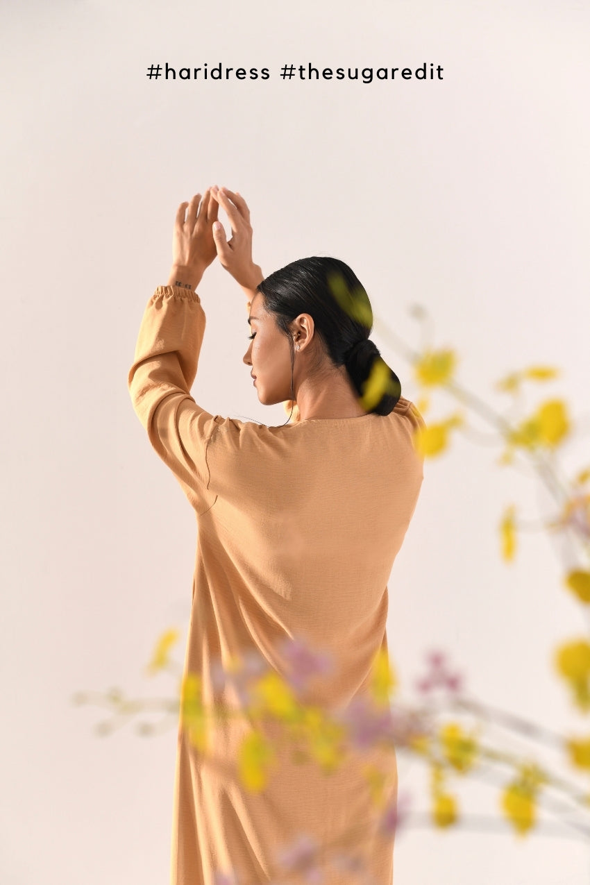 Ha-Ri Dress in Luxe Mellow