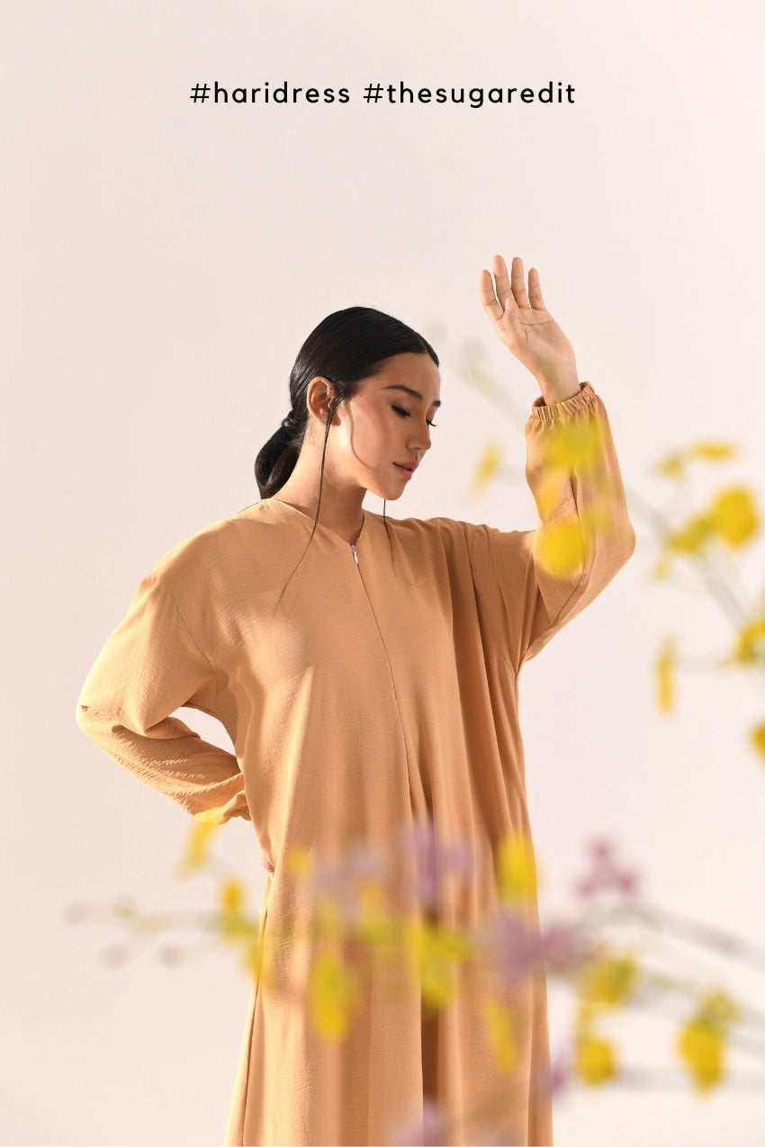 Ha-Ri Dress in Luxe Mellow