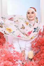 YES ( Full Wide Pleats Shawl ) Garden of Hurrem Bloom in ( JEHAN )