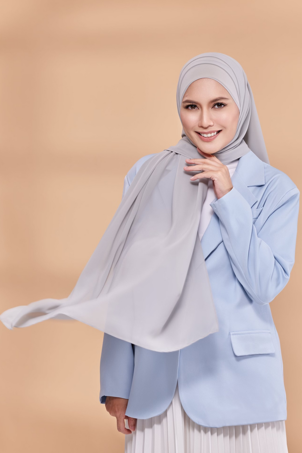 Emily Lux Chiffon ( Unstopabble - Pewter )