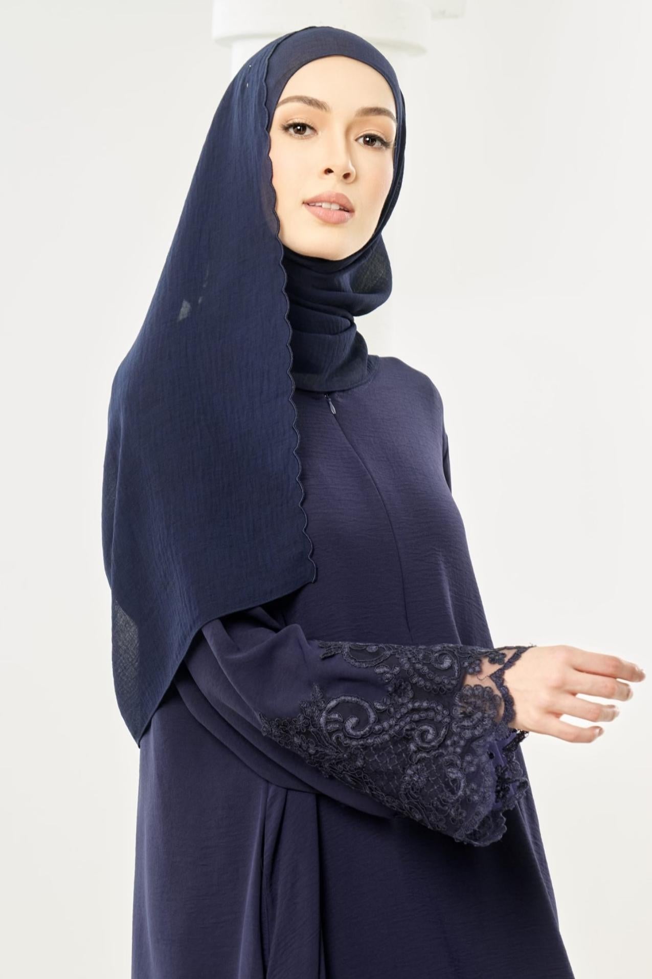 Layla Abaya [ Dark Blue ]