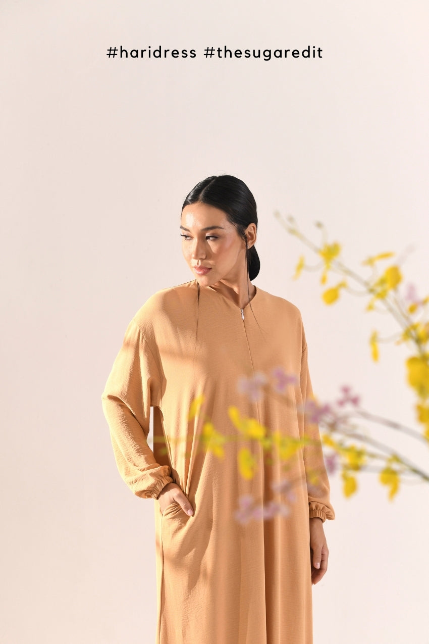 Ha-Ri Dress in Luxe Mellow