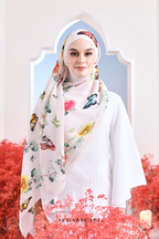 YES ( Full Wide Pleats Shawl ) Garden of Hurrem Bloom in ( JEHAN )