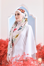 YES ( Full Wide Pleats Shawl ) Garden of Hurrem Bloom in ( JEHAN )