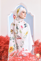 YES ( Full Wide Pleats Shawl ) Garden of Hurrem Bloom in ( JEHAN )