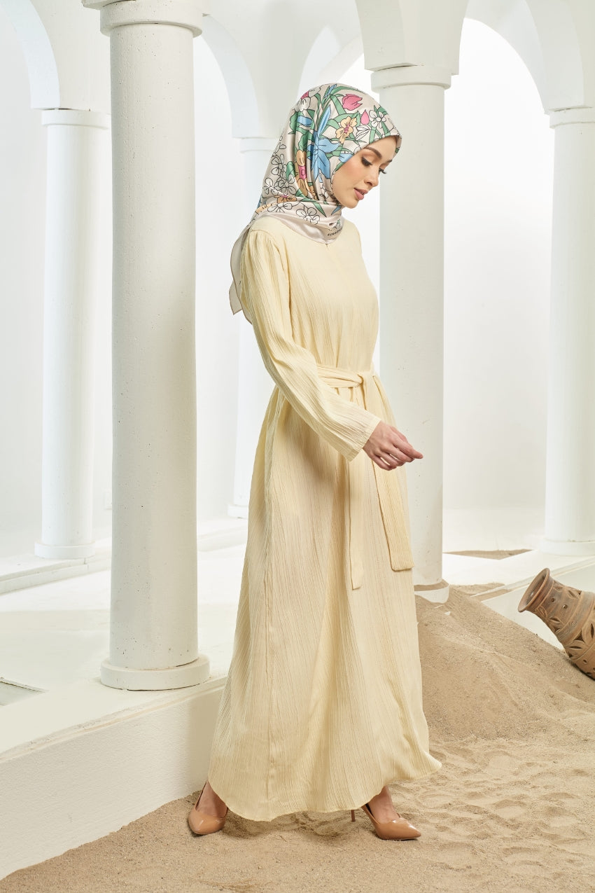 [ Ironless ] TheSugarEdit Bea Dress - Pearl