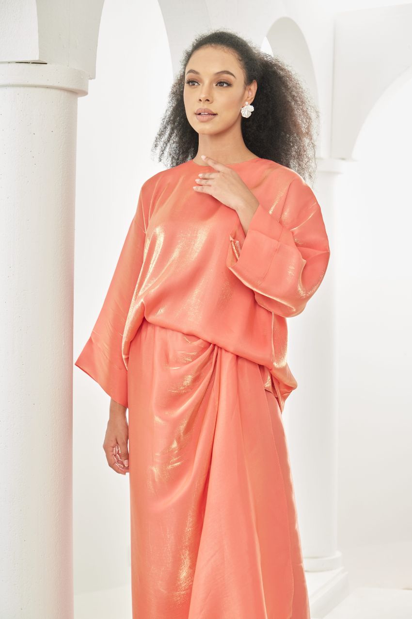 TheSugarEdit Olivia Pareo Set ( Orange )