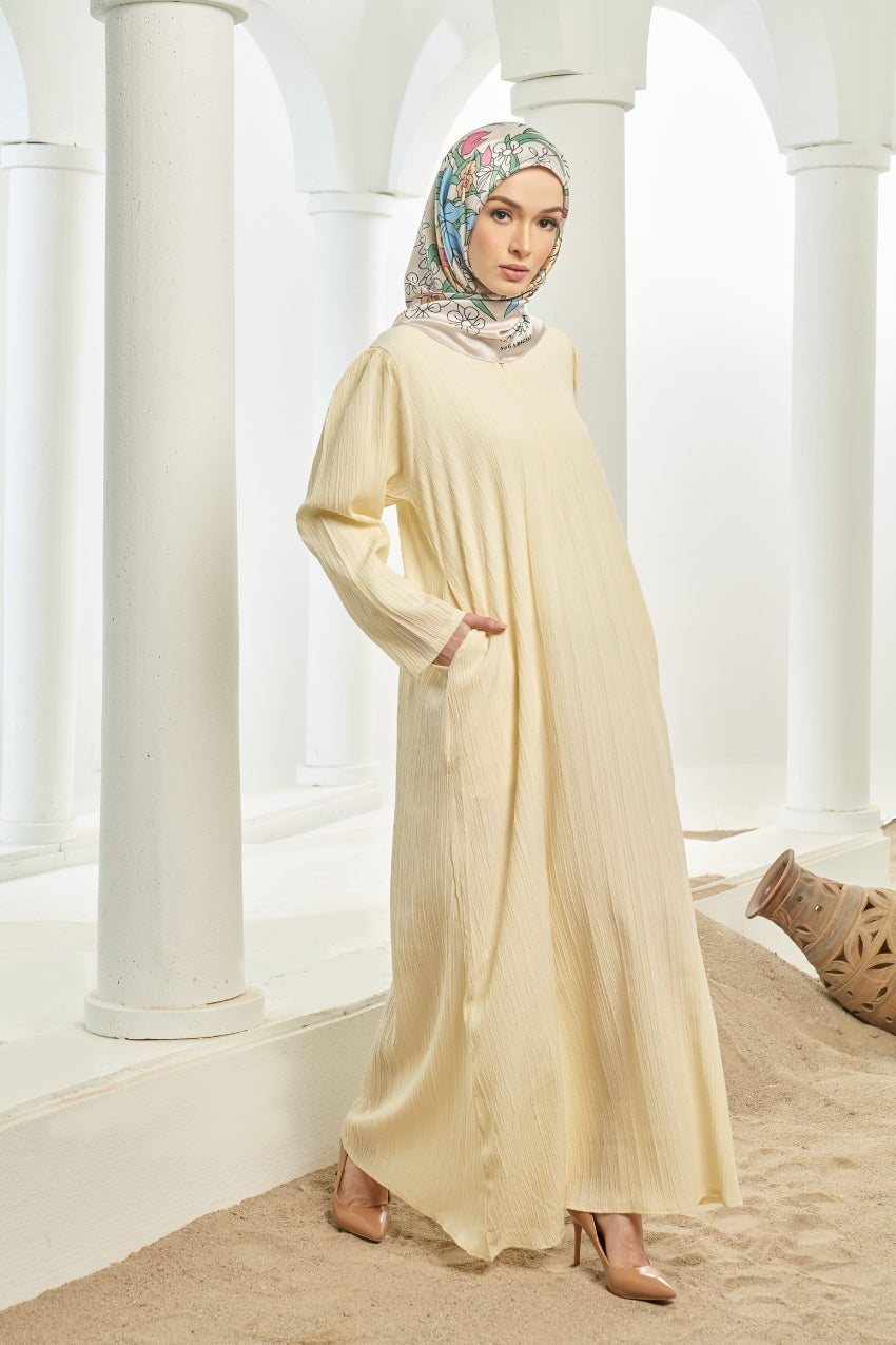 [ Ironless ] TheSugarEdit Bea Dress - Pearl