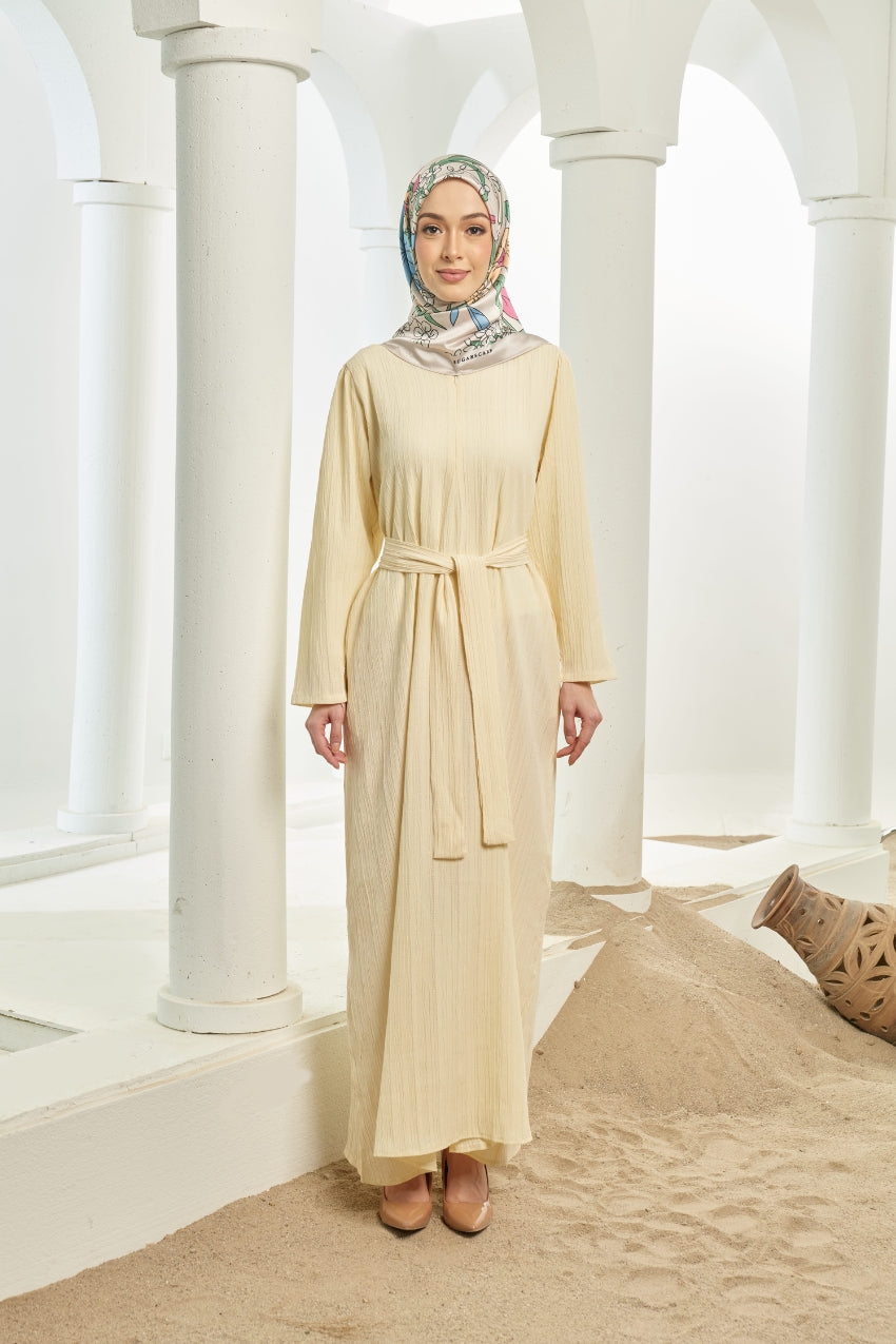 [ Ironless ] TheSugarEdit Bea Dress - Pearl