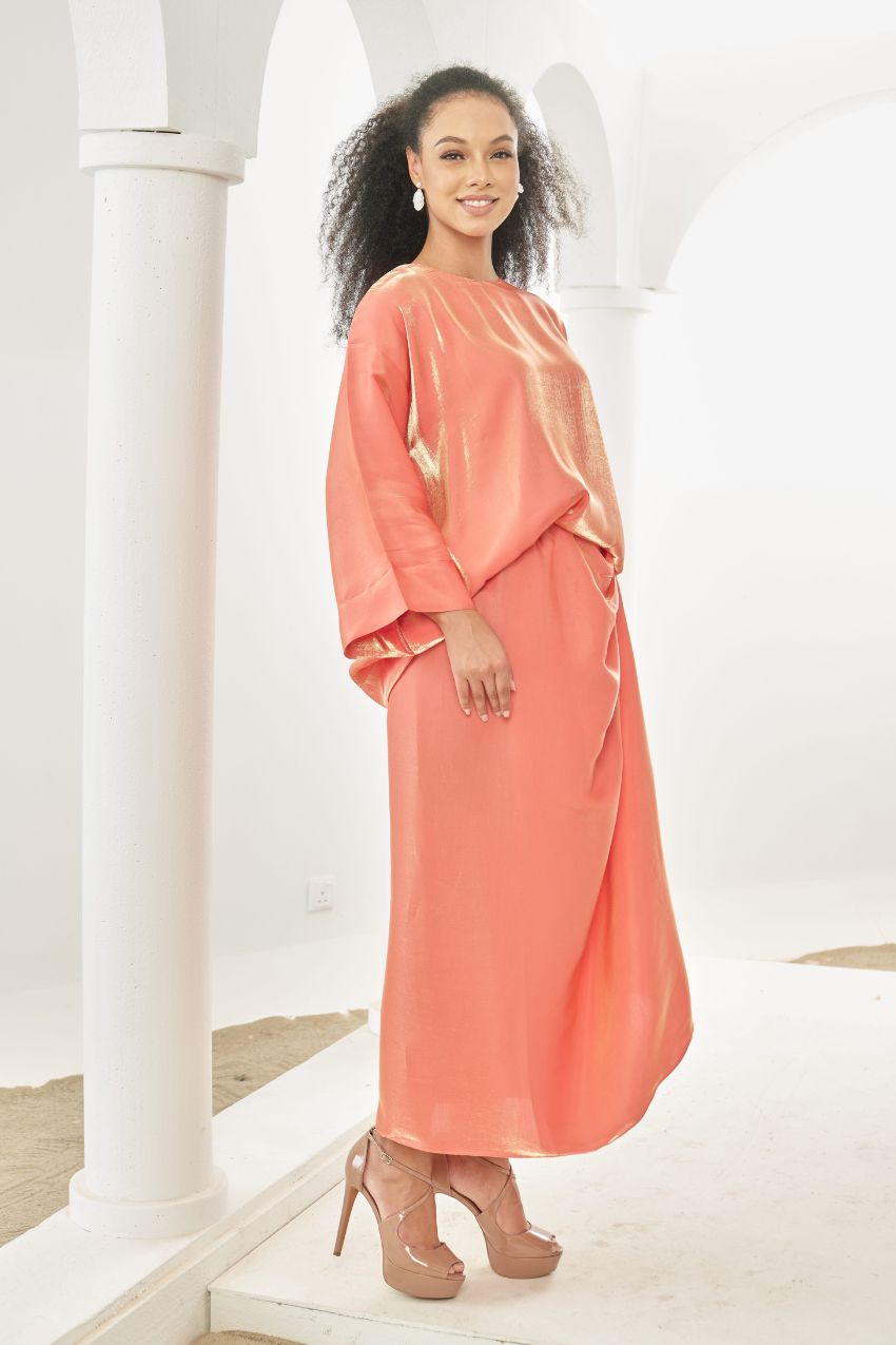 TheSugarEdit Olivia Pareo Set ( Orange )