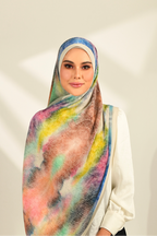 (SAMPLE) ( Full Wide Pleats Shawl ) Dolce Vita New Dream