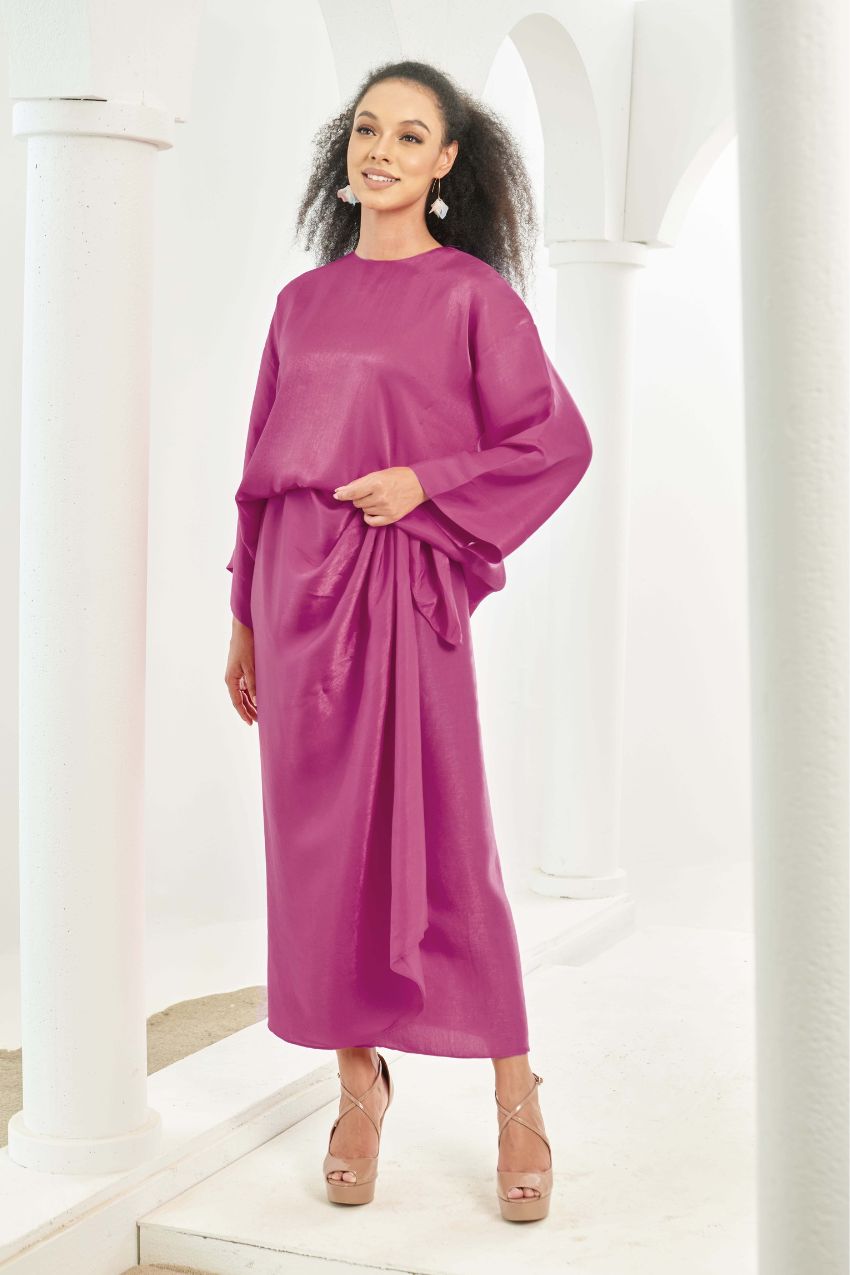 TheSugarEdit Olivia Pareo Set ( Magenta )