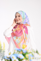 YES DEFECT - ( Square ) Bloom Flair In Premium Voile Cotton ( KAWAII )