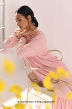 Ha-Ri Dress in Sweetest Pink