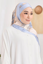 YES LIMITED EDITION ( Long Scarf ) RONA Shawl Mixed Satin Silk  ( Kak Cik )
