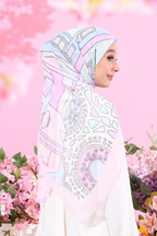 YES (Japanese Voile Square Scarf ) Soulful Bloom In (Roxelana)