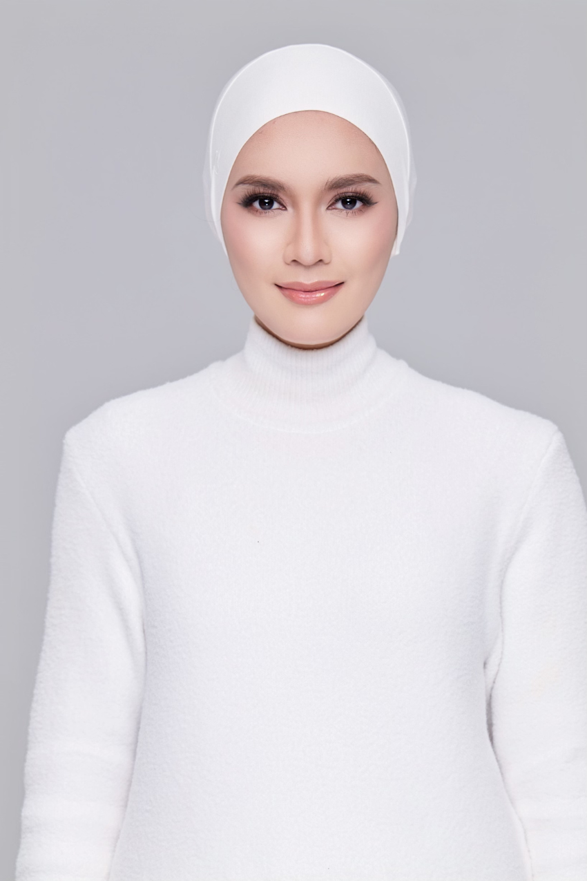 (Classic) BambooViscose Ultimate Comfort Underscarf Inner In (Bridal White)